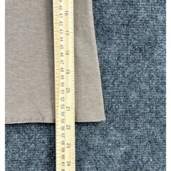 Free People Intimately Ribbed Jersey Henley Tank With Snaps Taupe Womens Small - Picture 7 of 11
